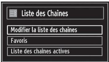 LISTO TELEVISEUR LCD 32LCDUSB-654 - Gestion des chaînes : liste des chaînes - 1