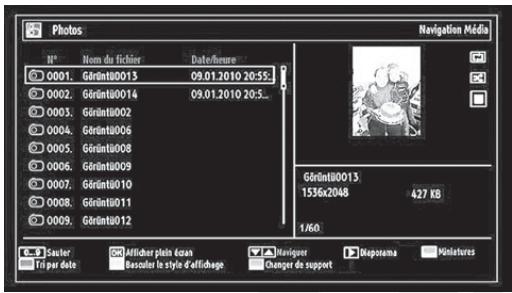 LISTO TELEVISEUR LCD 32LCDUSB-654 - Affichage de photos via USB - 1