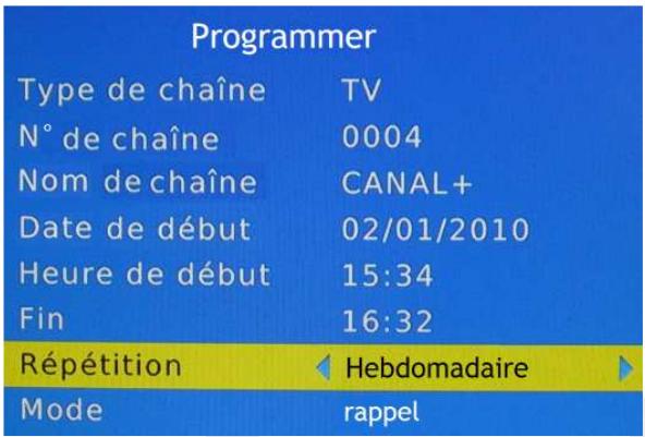 LISTO TNTHD - 916 - Programmation d'événements : - 1