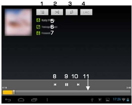 LISTO WEB'PAD 7002 - LIRE UN FICHER AUDIO - 1