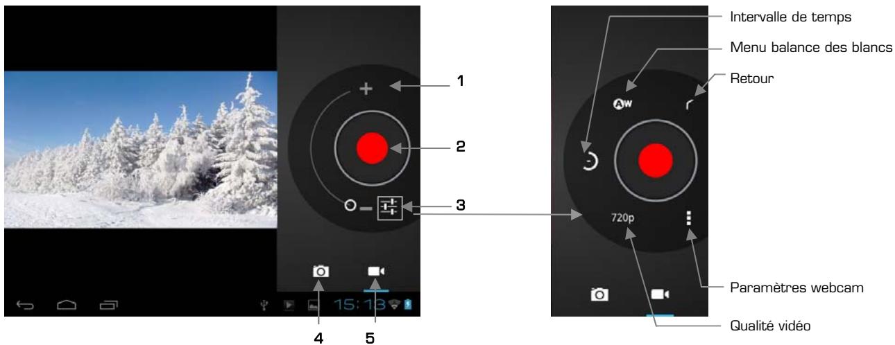 LISTO WEB'PAD 7002 - MODE WEBCAM / PRISE DE VUES - 2