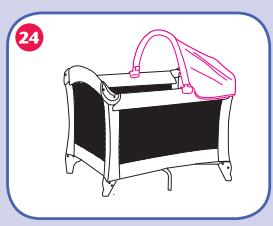 GRACO PETITE BASSINET - Canopy - 5
