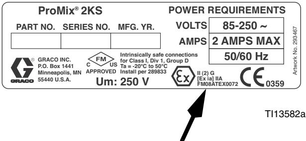 GRACO PROMIX 2KS - Étiquette easykey - 1
