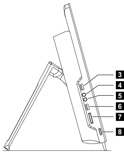 LENOVO IDEACENTRE B540 VDX9GFR - Vues latérales gauche et droite de l'ordinateur - 2