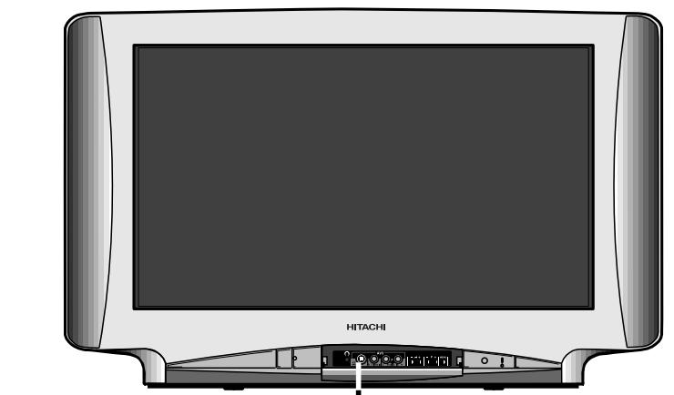 HITACHI CL28W35TAN - S-VHS-Buchse - 1