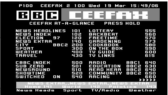 HITACHI CL28W35TAN - Standard-Teletext - 1