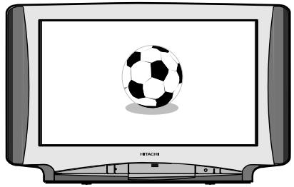 HITACHI CL28W35TAN - Format panoramique - 1