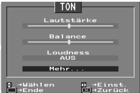 HITACHI CL28W35TAN - Loudness ein/aus - 2