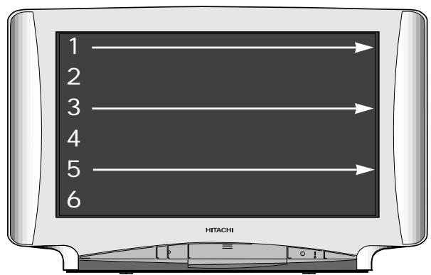 HITACHI CL28W35TAN - Normales 50 Hz-Bild - 1
