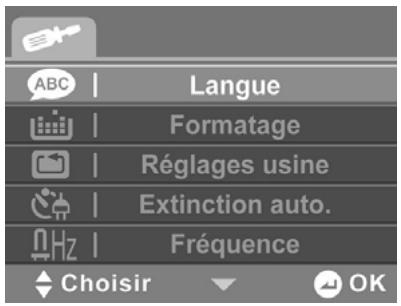 HITACHI DZHV582E - Réglage de la langue - 1