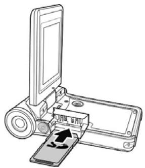 HITACHI DZHV582E - Insérer une carte mémoire - 2