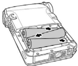 HITACHI DZHV582E - Insérer la batterie - 2