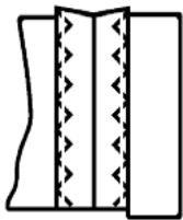 QUIGG MD 11836 - Point Overlock élastique - 2