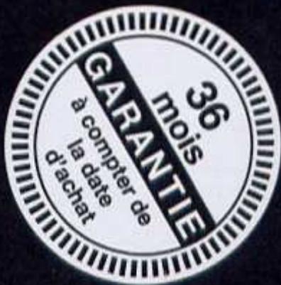 QUIGG MD 11836 - Carte de Garantie - 1