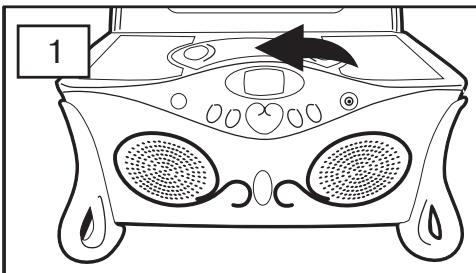 LEXIBOOK RCD100DP - INSERTING A CD - 3