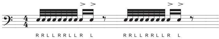 KORG BEATLAB BTL-1 - TRIPLE STROKE ROLL - 2