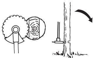 JONSERED BC 2255 - Kleine bomen vellen met een zaagblad - 10