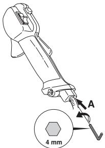 JONSERED BC 2255 - Réglage du régime de ralenti accéléré (BC2255, MC2255) - 1