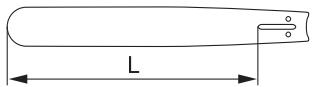 JONSERED CS 2172 - Zaagblad - 1
