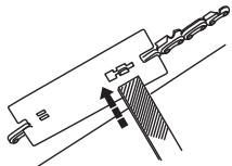 JONSERED CS 2172 - Justierung des Tiefenbegrenzabstands - 3