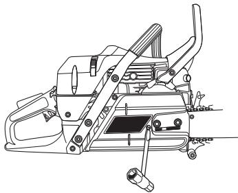 JONSERED CS 2172 - Montage von Schiene und Kette - 8