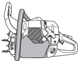 JONSERED CS 2172 - Temperatures van -5^ oflager - 2