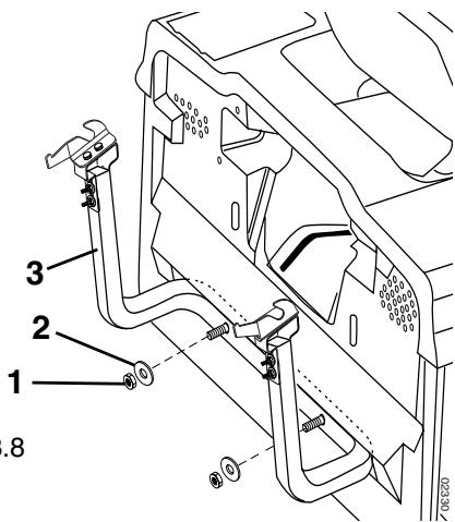 JONSERED LT 2118 CMA - Assemblage des composants du collecteur - 2