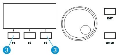 SENNHEISER SDC 8200 - Les touches fonction F1, F2 et F3 - 2
