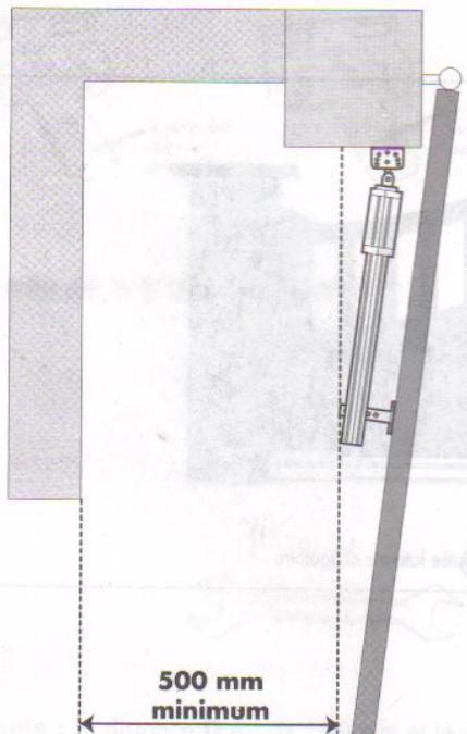 AVIDSEN XP350 EVOLUTION 2 - Entre les battants et les parties fixes situées à proximité - 1