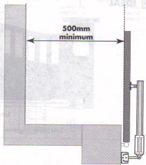 AVIDSEN XP350 EVOLUTION 2 - Entre les battants et les parties fixes situées à proximité - 2