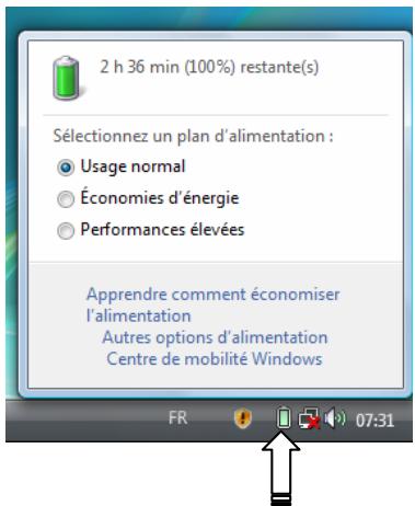 MEDION MD96144 - Contrôle de la capacité de la batterie - 1