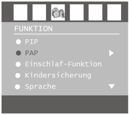 MEDION LCD TV MD 30325 - Das PAP-MENU - 1