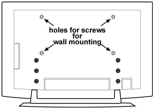 MEDION LCD TV MD 30325 - Mounting the hanging elements and the device - 2