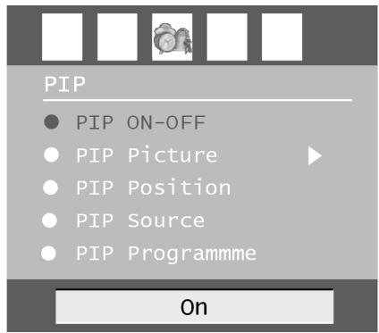 MEDION LCD TV MD 30325 - The PIP menu - 2