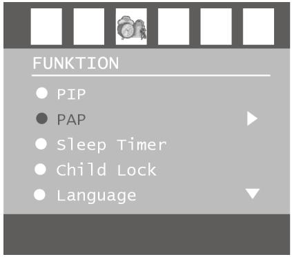 MEDION LCD TV MD 30325 - El menu PAP - 1