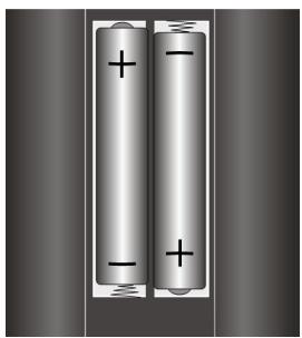 MEDION LCD TV MD 30325 - Batterien in die Fernbedienung einlagen - 1