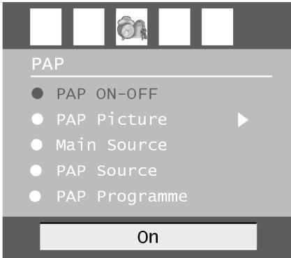 MEDION LCD TV MD 30325 - O menu PAP - 2