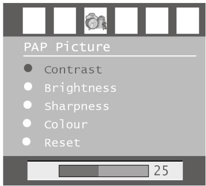 MEDION LCD TV MD 30325 - The PAP menu - 3