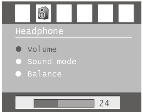 MEDION LCD TV MD 30325 - Submenu AUSCULTADORES - 1