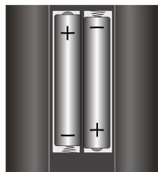 MEDION LIFE X15002 MD 30238 - Vstavljanje baterij v daljinski upravljalnik - 1