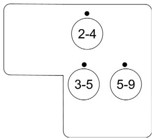 MEDION MD 10685 - Ajuste do selector de tensão da红线 para agulha e rodete - 1