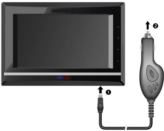 MEDION P4420 MD 96750 - Collegamento dell'adattatore auto - 1