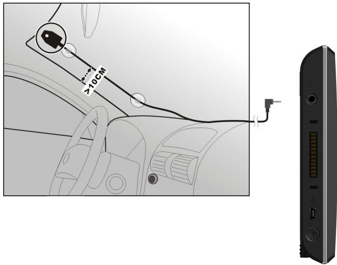 MEDION P4420 MD 96750 - TMC-Wurfantenne anschließen - 1