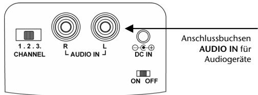 MEDION MD 82294 - Geräte über Cinch-Kabel anschließen - 1