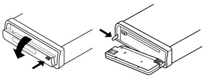 MEDION MD 82309 - Détacher le panneau de commande - 1