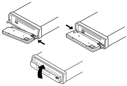 MEDION MD 82309 - Bedieningspaneel plaatsen - 1