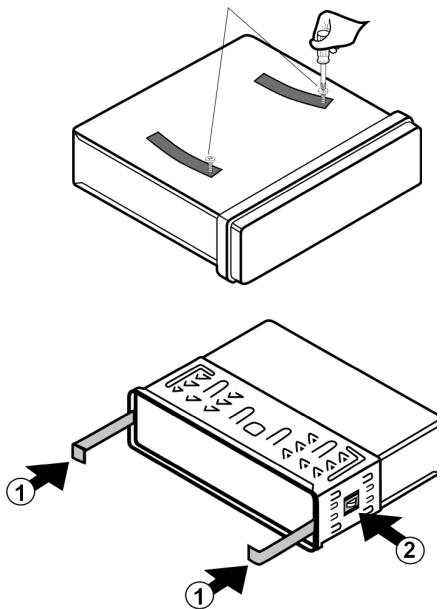 MEDION MD 82309 - Assembling the mounting frame - 1
