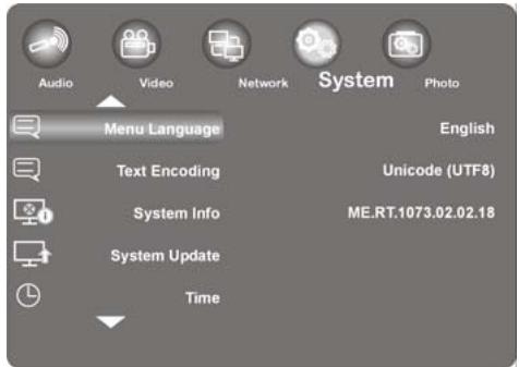MEDION E85015 MD 86162 - Menu "System" - 1