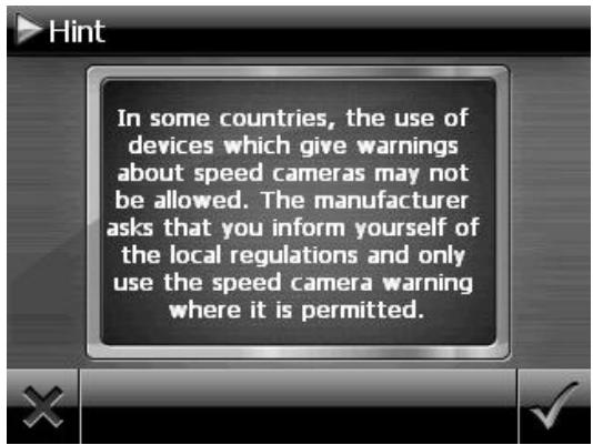 MEDION GOPAL-E3132-M20-MD-97503 - Warning function for traffic monitoring points - 1