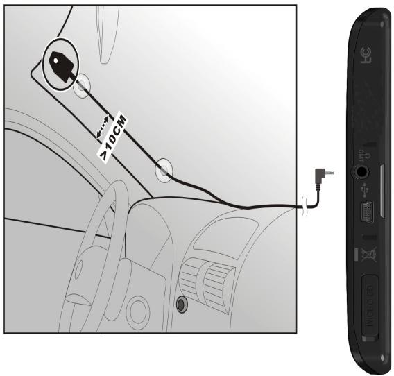 MEDION GOPAL-P4445-M20-MD-97507 - Raccorder une antenne FM (en option) - 1